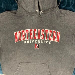 NORTHEASTERN university sweatshirt hoodie - men xl